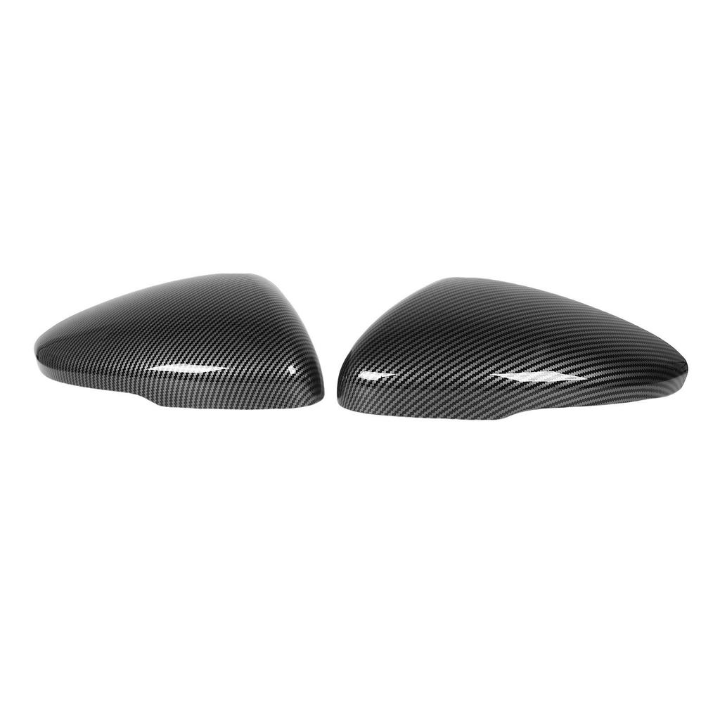 2 Pcs Rearview Mirror Cap Left Right Carbon Fiber Style Weatherproof Side Mirror Cover for Cars