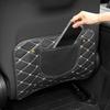Faux Leather Car Seat Back Protector Pad - Anti-Kick Design, Durable & Easy-Clean, Fits All Car Seats, Backseat Cushion for Car Seat