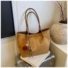 Autumn and winter new suede commuter large-capacity tote bag women's casual simple versatile shoulder bag