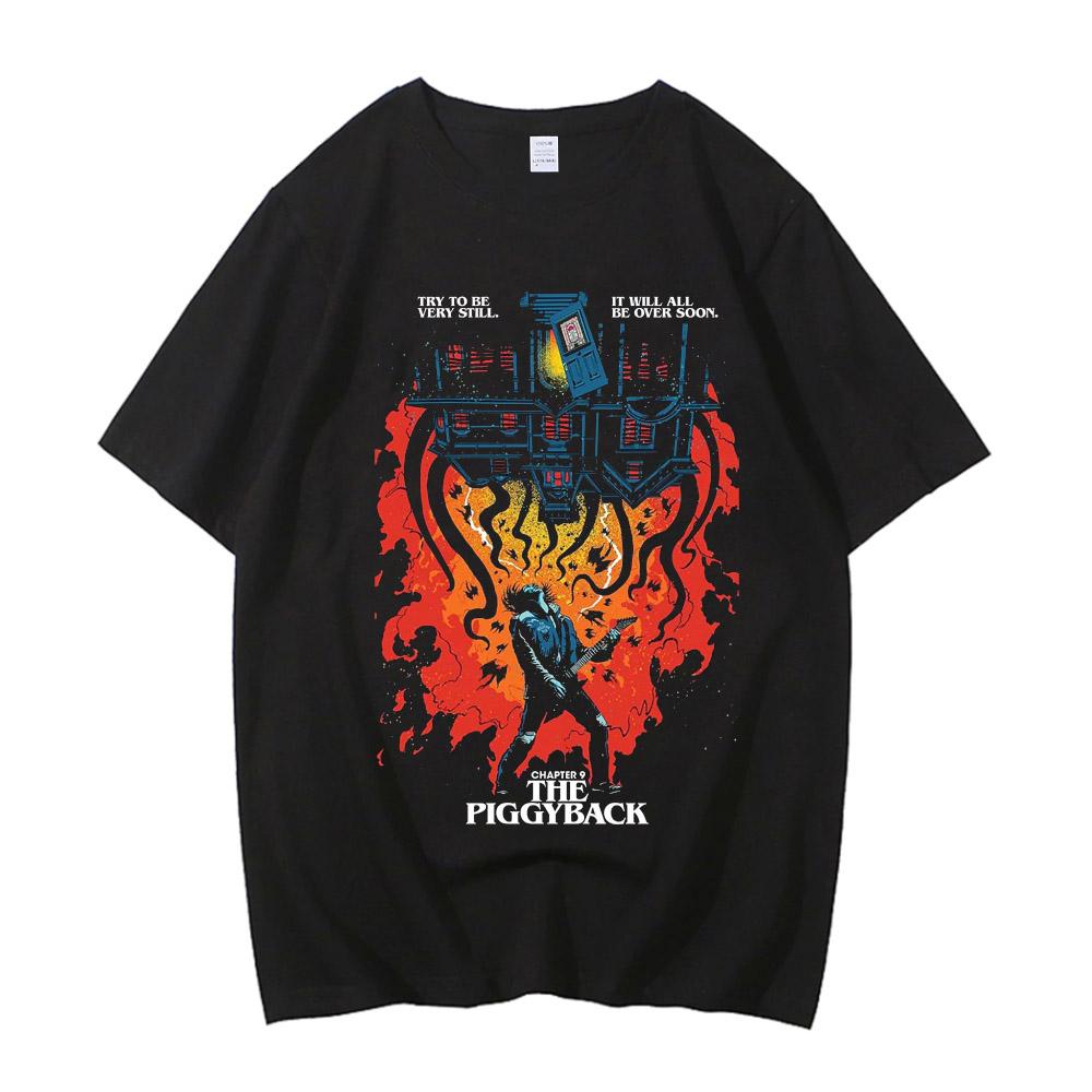 Eddie Munson The Demogorgon T Shirt Men Women Cannibal Flower Monster Hawkins High Street High Quality Cotton Tshirts