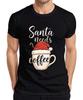 Santa Needs Coffee Santa Claus Funny Coffee Gift Mens T-Shirt-
