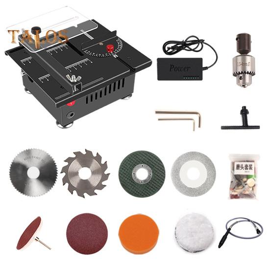 

Настольная пила с мощным двигателем 6000 об/мин, высокоскоростная регулируемая резка, компактный многофункциональный прецизионный мини-набор настольных пил US Plug