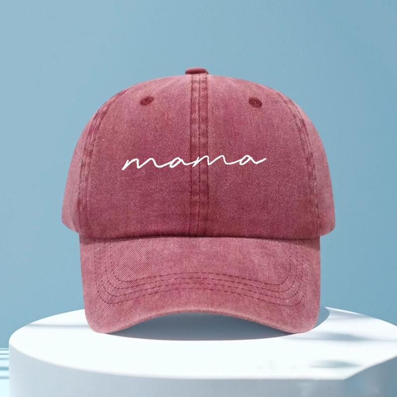Trendy Printed Mama Baseball Cap for Unisex And Women Suitable for Outdoor Casual Wear