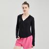 Women's Lightweight Breathable Sun Protection Yoga Jacket - Slimming, Anti-UV, Cool Fitness Top