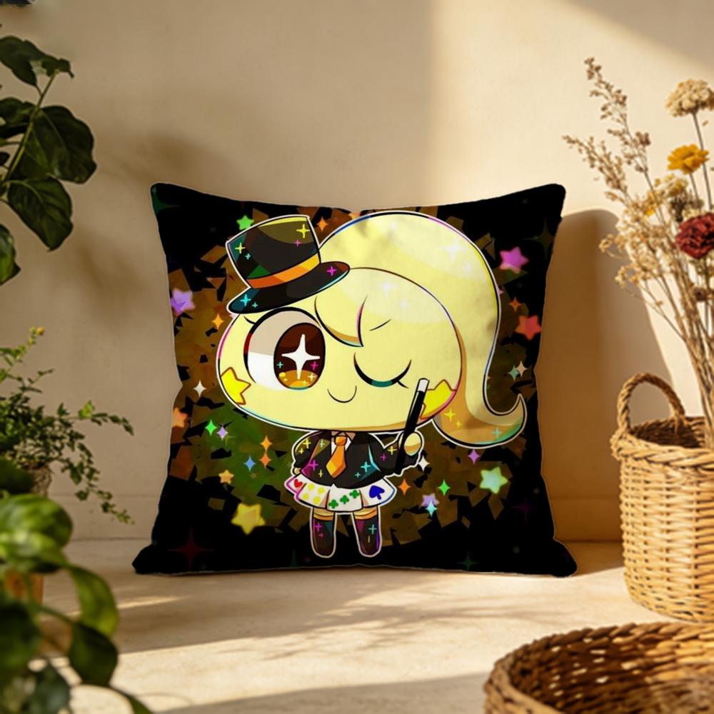 Trendy PPepoyoable Cushion Cover Versatile DoubleSided Pillow Case Fit for Sofa Bed Car Daily Decor