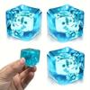 ##Soft Squishy Snowflake Ice Cubes Slow Rising Sensory Fidget Toy Ice Cubes Stress Relief Squeeze Toy Hand Exercise Calming Tool