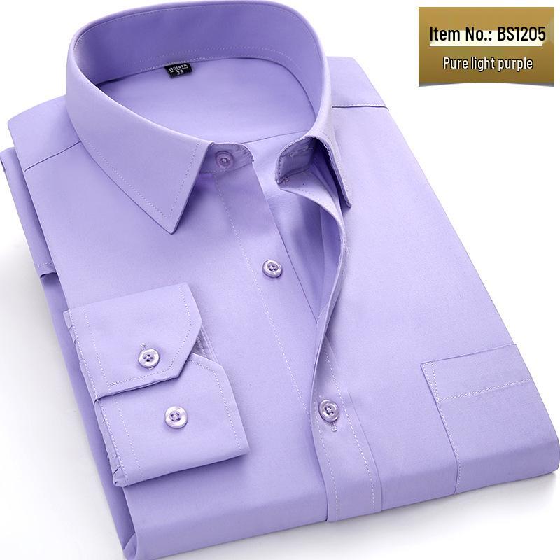 Men's Autumn Striped Business Casual Long-Sleeve Shirt