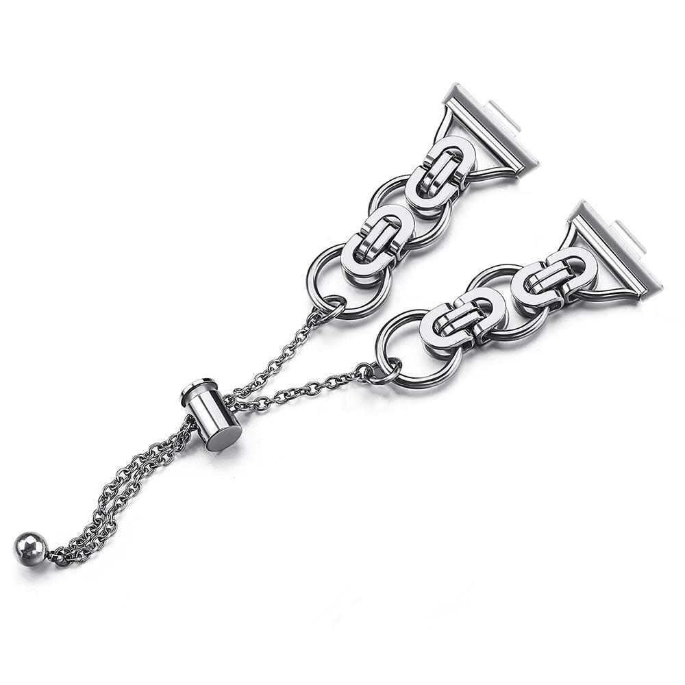 

Для Huawei Watch Fit 3 Замінний Ремінець для Розумного Годинника Регульований Сплавний Браслет-Слайдер Silver