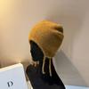 Winter Cute Warm Ear-Protect Knit Hat Nordic Style Soft Beanie Outdoor Casual
