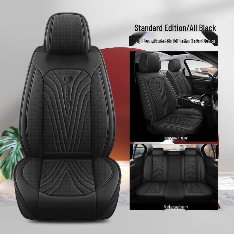 All-Season Full Leather Car Seat Cushion