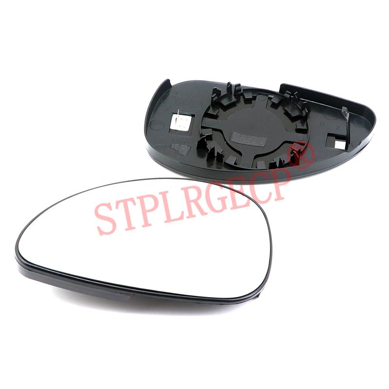 Verre chauffant de rétroviseur latéral de remplacement pour voiture avec plaque pour Citroën C4 B5 2004-2010