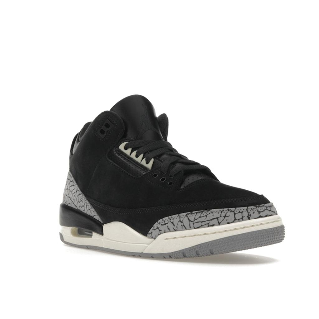 Air Jordan 3 Retro Off Noir Women Sneakers Black Coconut-Milk Cement-Grey CK9246-001