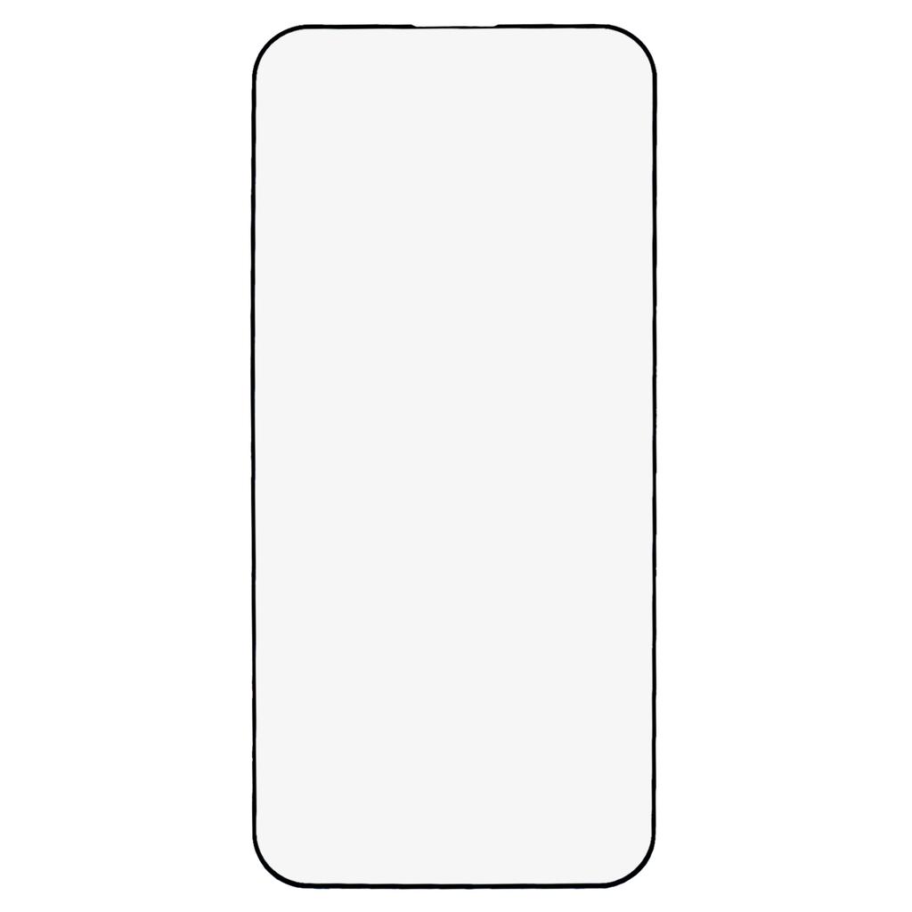 For iPhone 16 Pro Max Screen Protector Ultra Clear Metal Frame+Tempered Glass Film