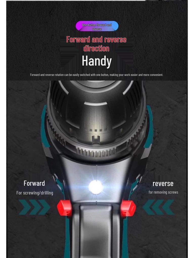 SDYI High-Power Brushless Rechargeable Electric Drill & Screwdriver