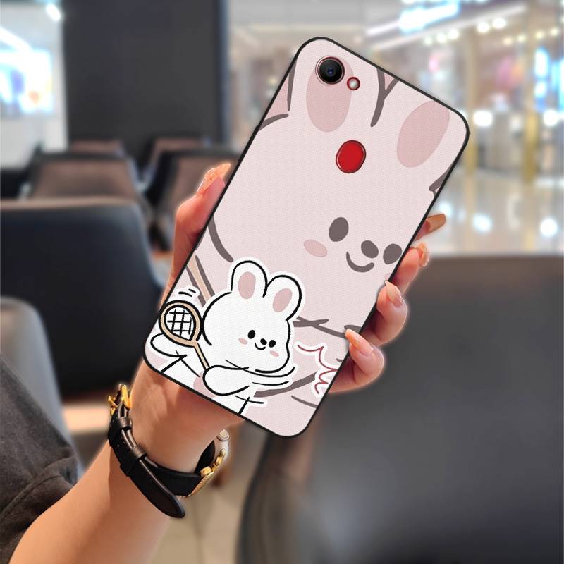 Silicone Cute Phone Case For OPPO F7 Waterproof Fashion Design Full wrap Protective Couple Dirt-resistant Anti-dust TPU