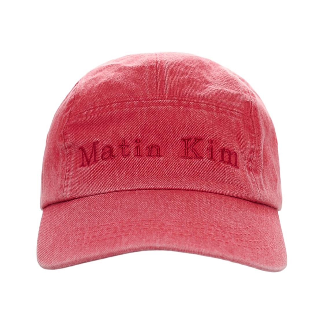Matin Kim Matin Washed Camp Cap Red ONE SIZE