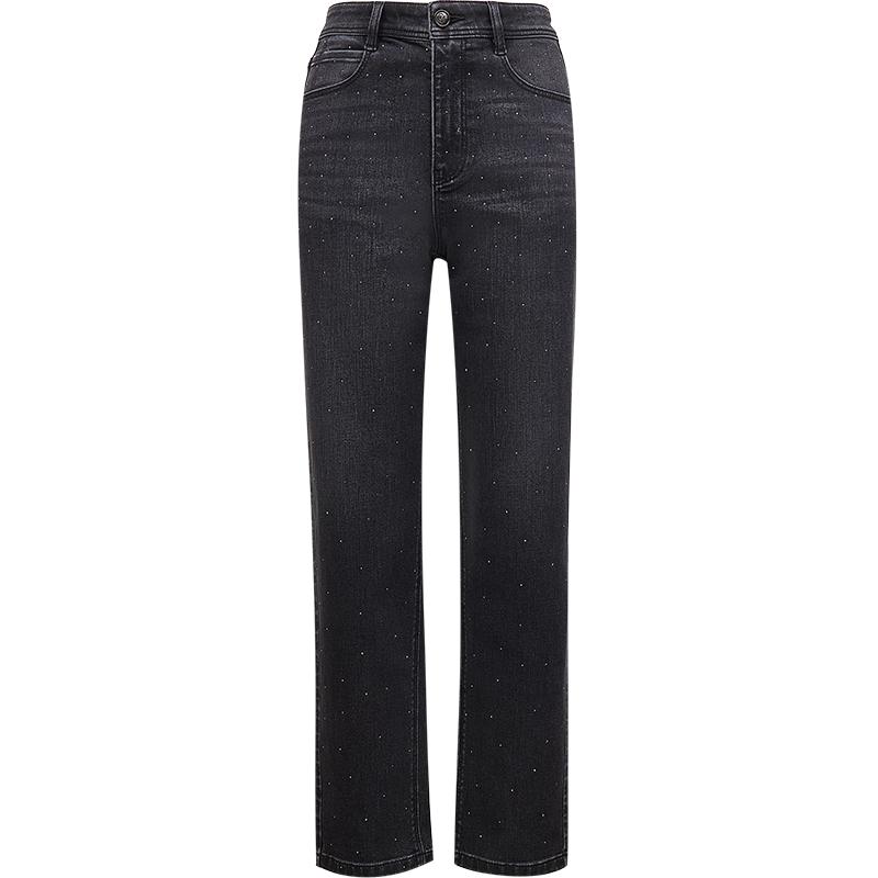 

ONLY Women s High-Waist Straight Leg Cropped Jeans XS