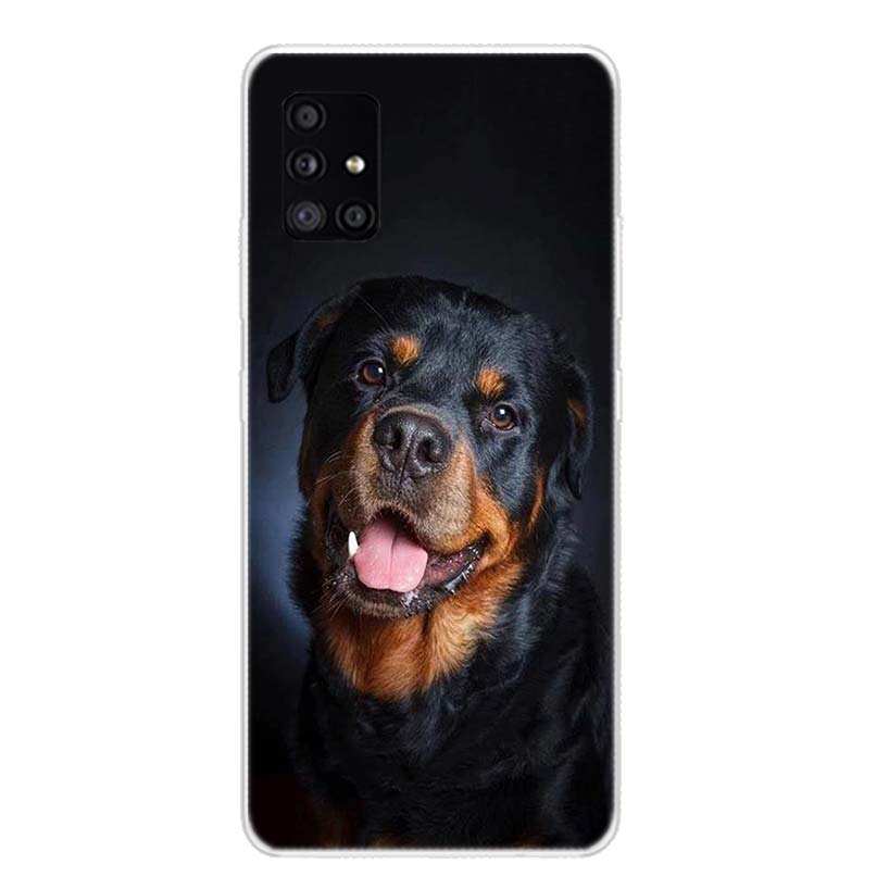 Rottweiler Dog Phone Case For Samsung Galaxy A50 A70 A40 A30 A20S A10 Note 20 Ultra 10 Lite 9 8 A6 A8 Plus A7 A9 + Cover Cas