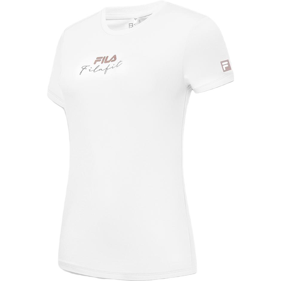 

New FILA Set in Sleeve T Shirt Women s White A11W331104FWT S