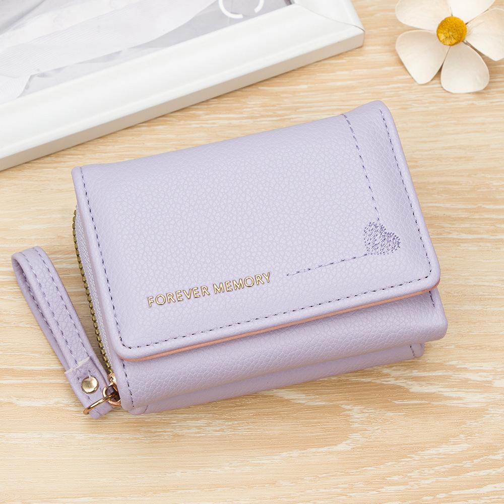 Short Women's Wallet Large Capacity Love Change Bag Women's Storage Clutch Bag