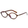 20953 New Fashion High-End Oval Glasses Frame 2024 New Personalized Anti-Blue Flat Glasses