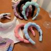 Modische Haarbänder aus Mikrofaser zum Waschen, geschwollenes Stirnband, Spa-Blasen-Stirnband, Gesichts-Make-up, Dusche, Hautpflege, Mädchen-Accessoires