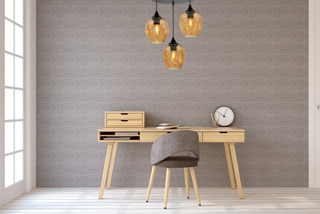 MODERN CEILING HANGING LAMP GLASS CHANDELIER