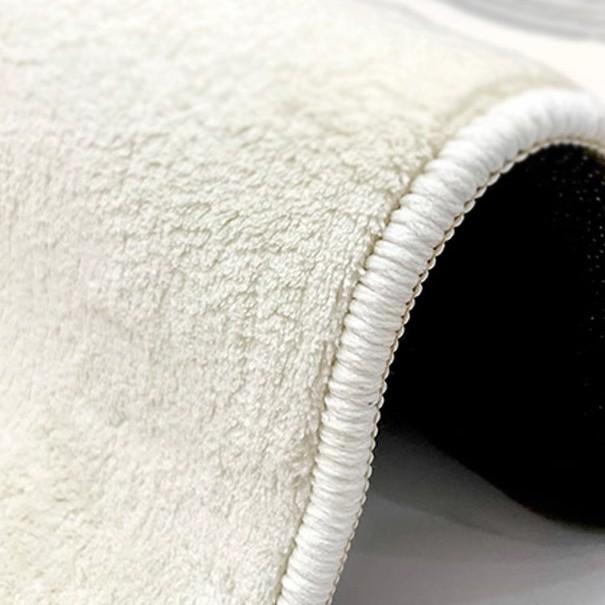 Tapete Absorvente Antiderrapante para os Pés Imitação Caxemira Tapete de Chão Tapete de Banheiro Tapete Doméstico de Porta Carpete