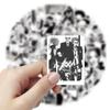 10/30/60pcs Black White Anime NANA Stickers Cool Cartoon Graffiti Decals DIY Guitar Laptop Diary Waterproof Manga Sticker
