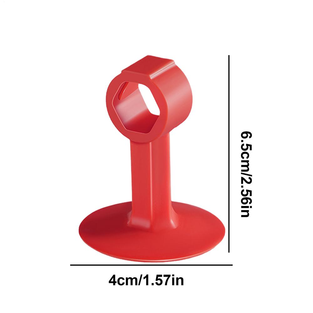 

Door Catcher To Hold Door Open Large Silicone Hold Door Open Device No Drilling Furniture Corner & Edge Safety Strong Adhesive красный