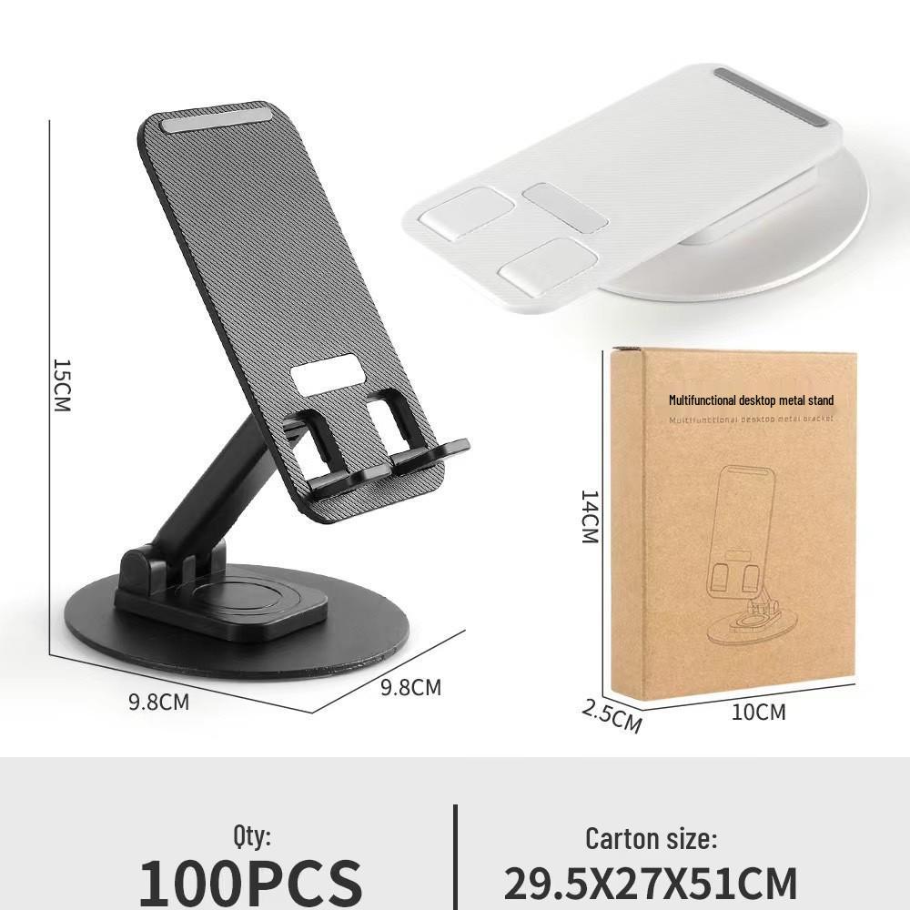 Douyin Popular Foldable Rotating Aluminum Phone Stand - Multi-functional and Customizable.