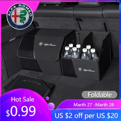 Für Alfa Romeo Alfa Romeo Faltbare Auto Kofferraum Organizer Box Aufbewahrungstasche Werkzeuge Aufräumen Für Alfa Romeo 147 4C 159 Spider Giulia Giul