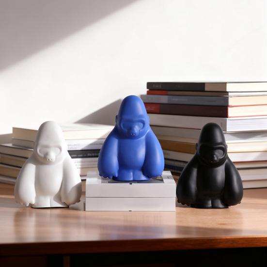 Gorilla Ornament Vinyl Modern Art Living Room Ornament Artistic Flavor Home Decor Children Room Desktop Decoration