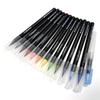 12 Farben Aquarell Pinselstifte Set - Flexible Spitze, Inklusive Wasserpinsel & Reiseetui