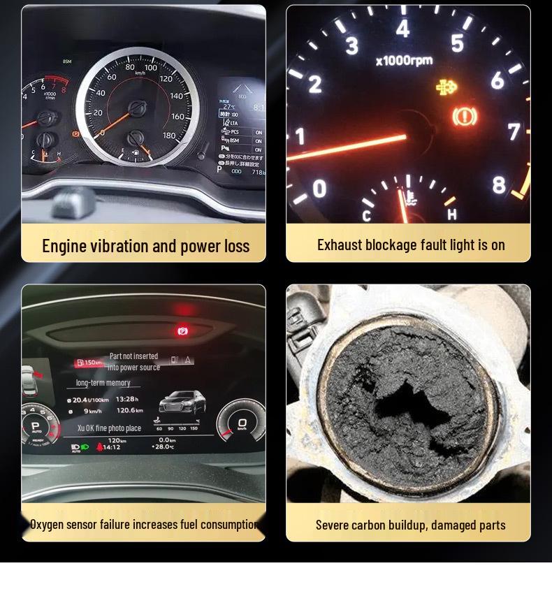 Efficient Engine Cleaner for Fuel Additives and Carbon Deposit Removal without Disassembling Carburetor