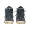 (WMNS) Balenciaga Paris High Top Sneakers 'Blue Destroyed Denim and Rubber' Women's 688756W3RCL4090