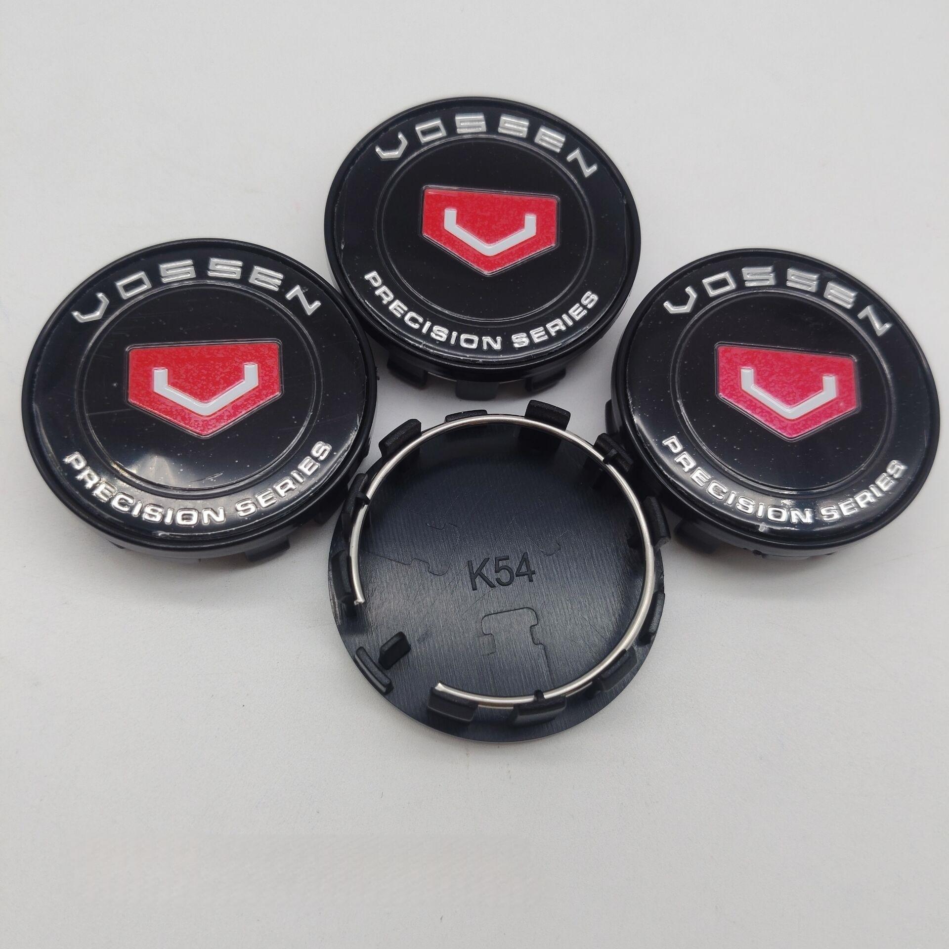 

4Pcs/set 54MM(OD) 50MM(ID) Rim Cap Vossen Logo Wheel Center Cap Wheel Cover Hubcaps Auto Accessories 4pcs for Vossen&54mm K54 Cap