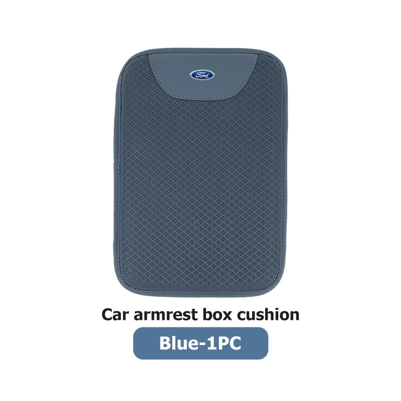 YYQO6 For Ford Universal Ice Silk Car Mounted Armrest Pad Central Armrest Box Height Increasing Pad ST Racing Performance Focus Mk2