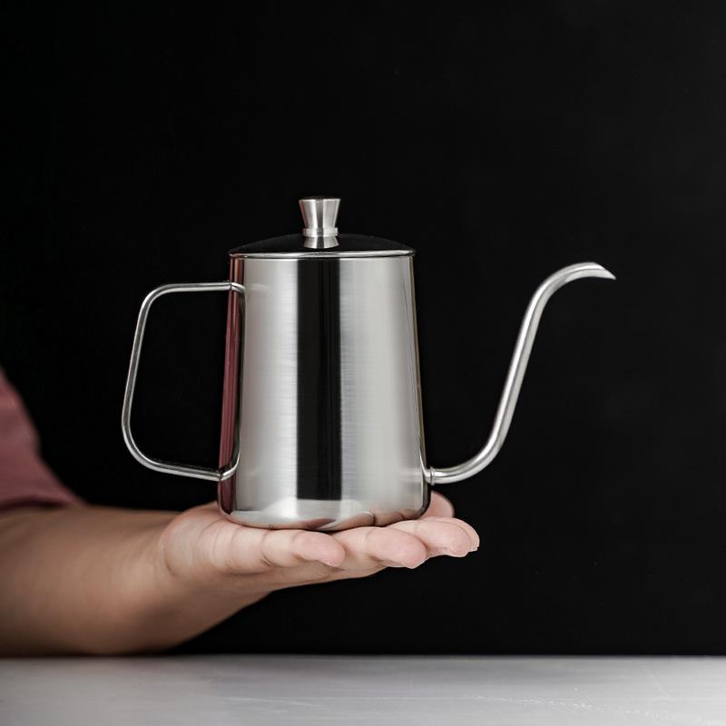 

Stainless steel thin mouth pot, pointed mouth pot Household coffee pot Hand brewing pot, thin mouth pot Long mouth hand brewing coffee cup 600ml