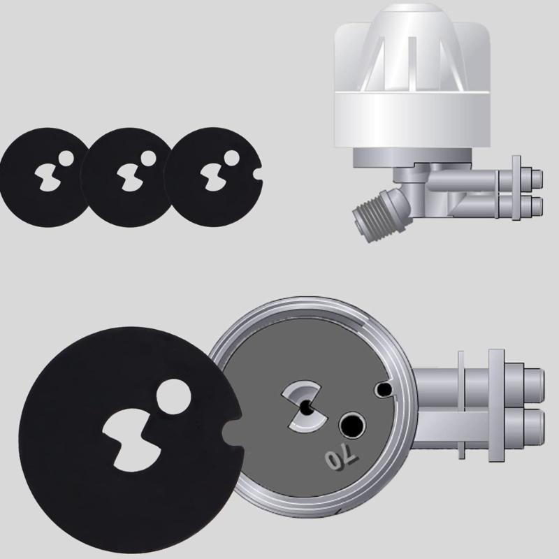 3 Pack Venturis Gasket Replacement Spare Washer Suitable for Water Softener Systems Improves Flow and Reduces Hardness