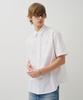 Pildeoseu Basic Standard Fit Pocket Short-Sleeved Shirt White