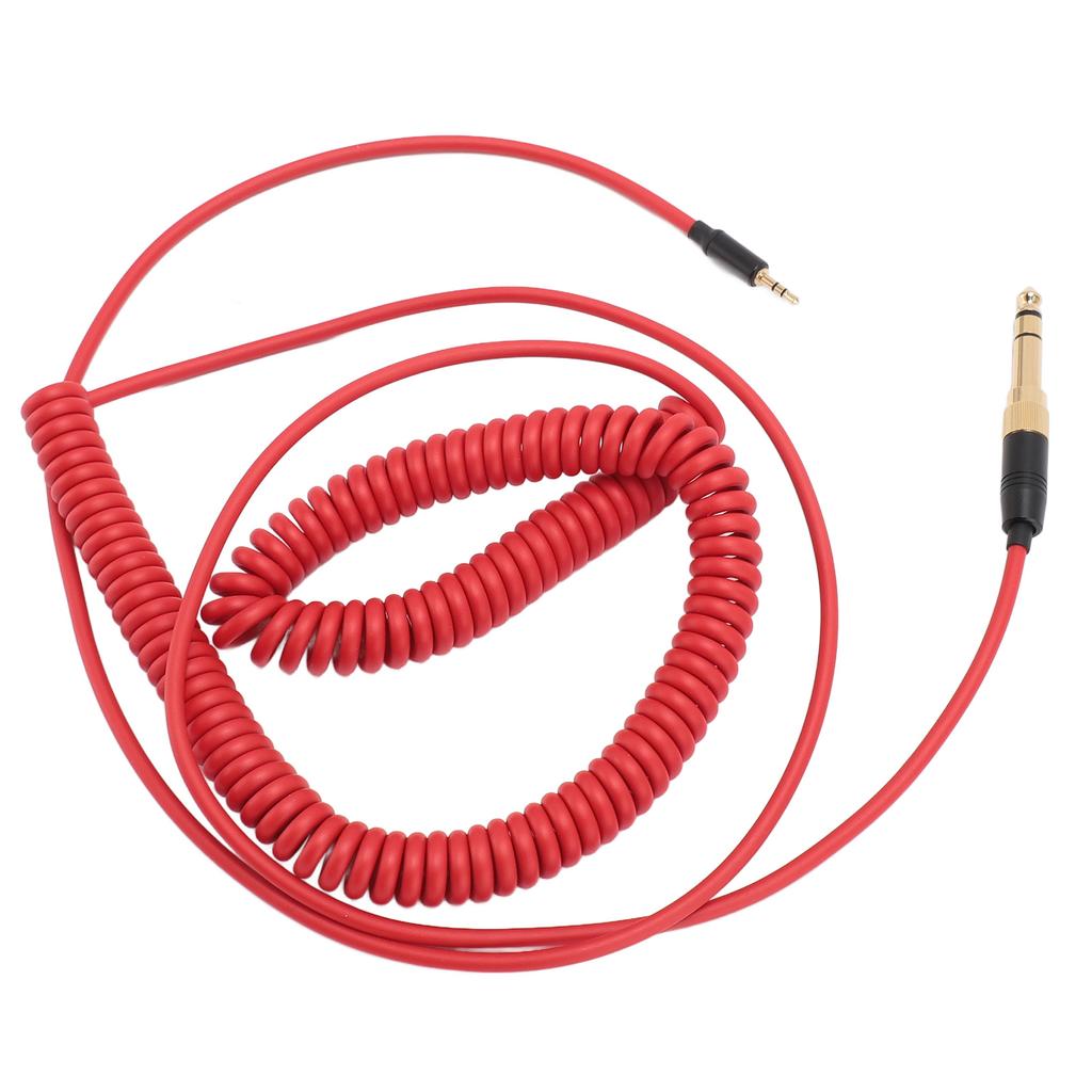 Coiled Headphone Cable Gold Plated Connector Replacement Headset Sound Cord for NC700 QC45 QC35 QC25 OE2 OE2i SoundTrue