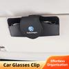 Hijk1 Car Sunshade Eyewear Case Sunglasses Bag For VW GTI Golf Phaeton Tiguan Passat Polo Car Interior Accessories Keychain