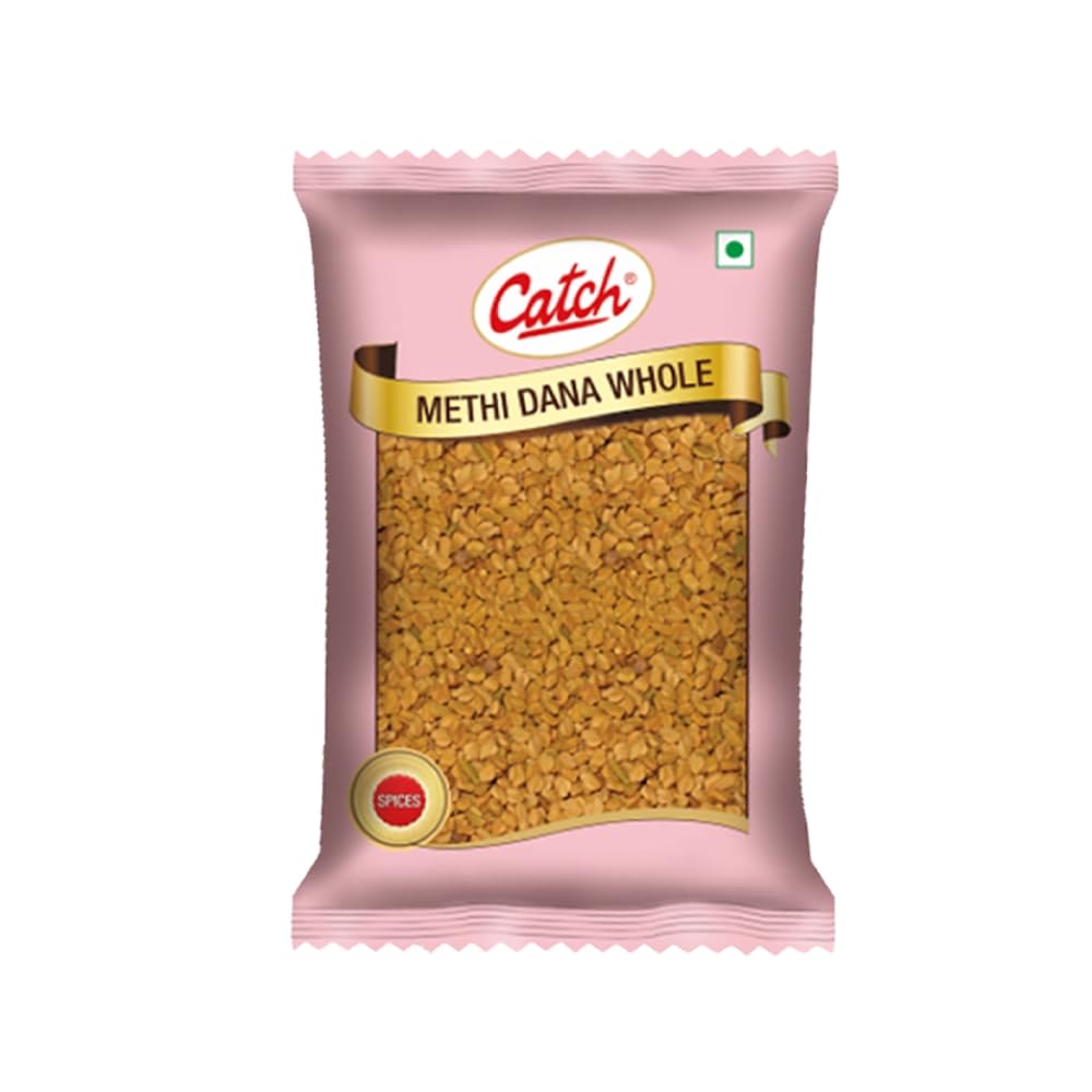 

Catch Methi Dana Whole 100 g Pack Premium Fenugreek Seeds for Cooking Tadka Garnishing and Flavourful Indian Dishes