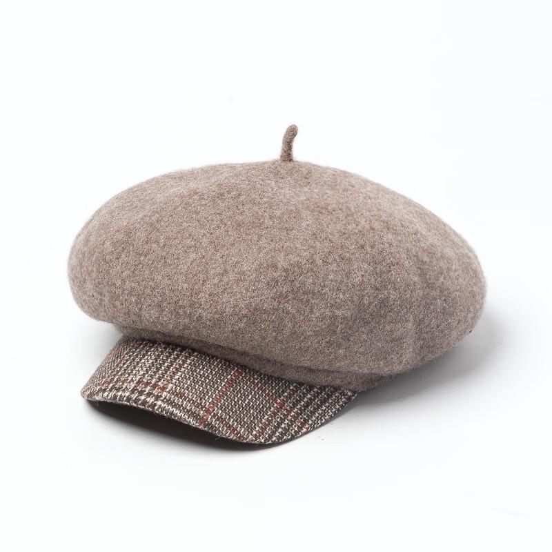 

Women s British Style Wool Beret Hat One Size