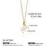 European & American Gold-Plated Stainless Steel Baroque Freshwater Pearl Necklace - Light Luxury, High-End, Non-Fading