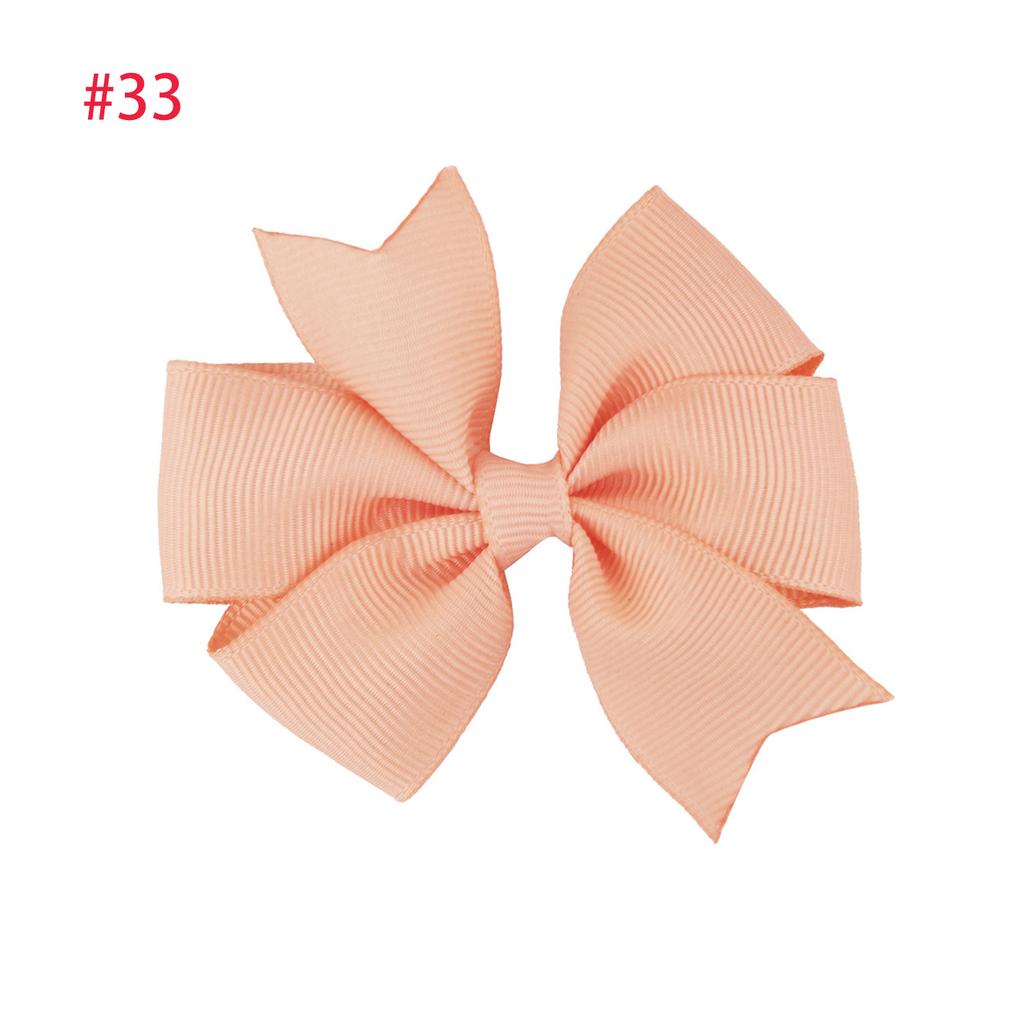 2 ks 3palcové mašle do vlasů pro dívky grosgrainová stuha dětské vlasové doplňky s aligátorovou sponou mašle pro malé dívky miminko