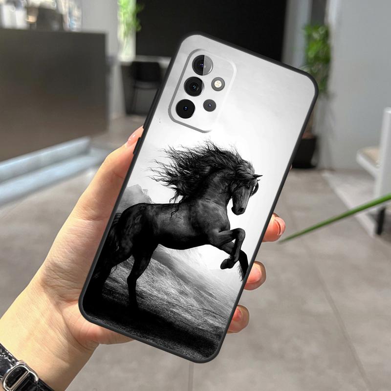 Domineering Cool Horse Case For Samsung Galaxy A73 A53 A33 A13 A12 A32 A51 A71 A14 A34 A54 A50 A70 A52 A72 Cover