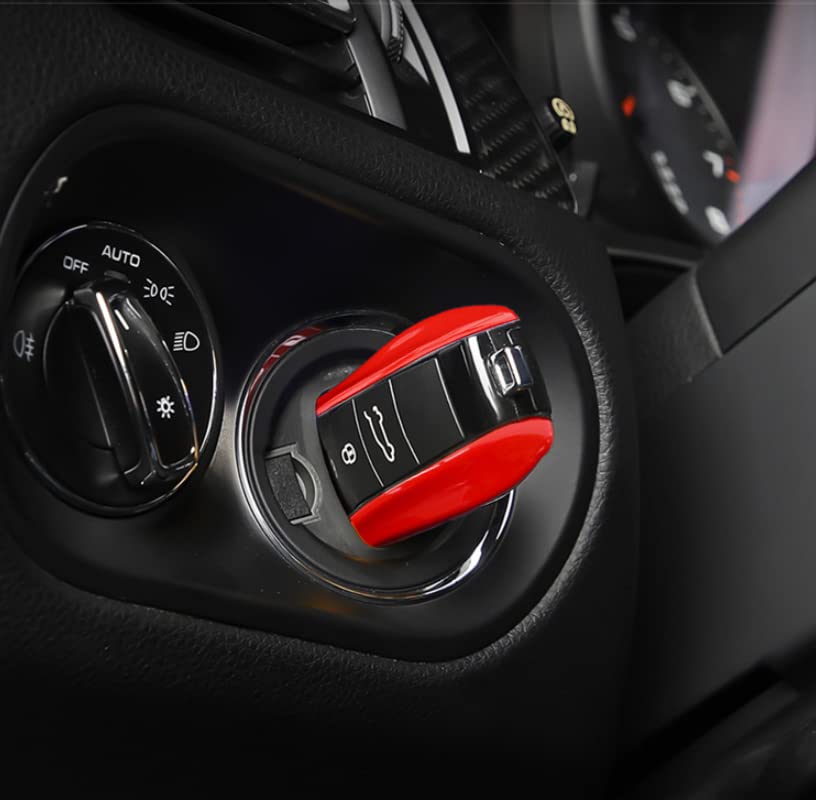 KUNIO Porsche Exclusive Key Cover, Key Holder, Plastic, Porsche 911, 718, Panamera, Cayenne, Macan,