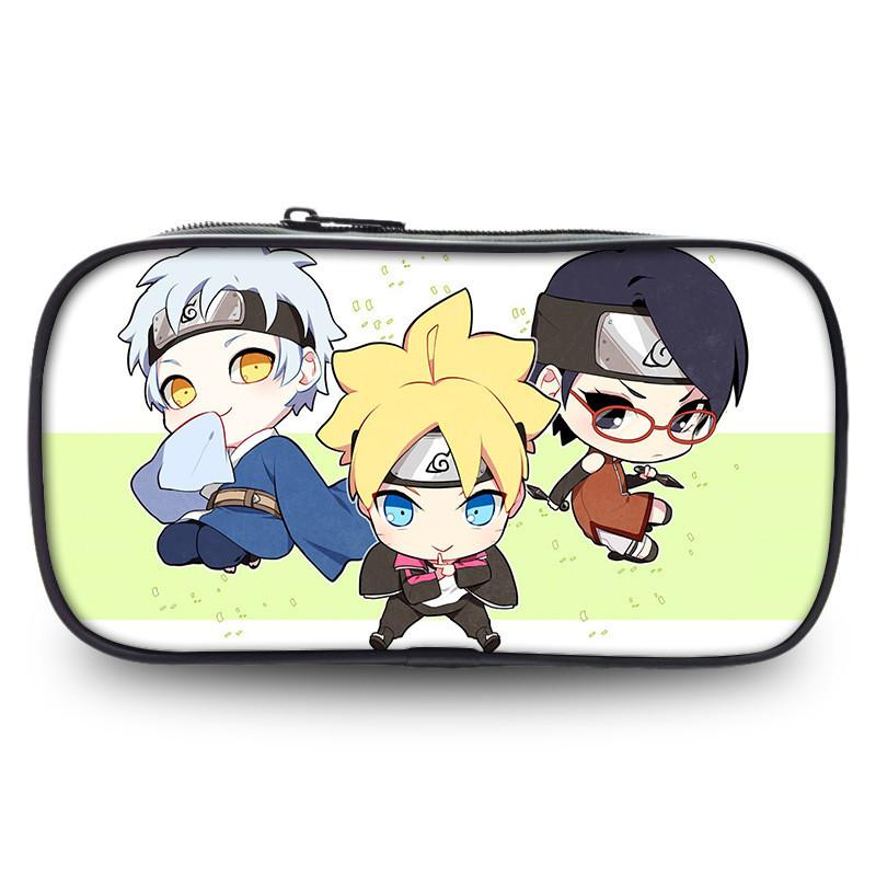 Naruto Anime Character Print Student Single Layer Stationery Storage Bag